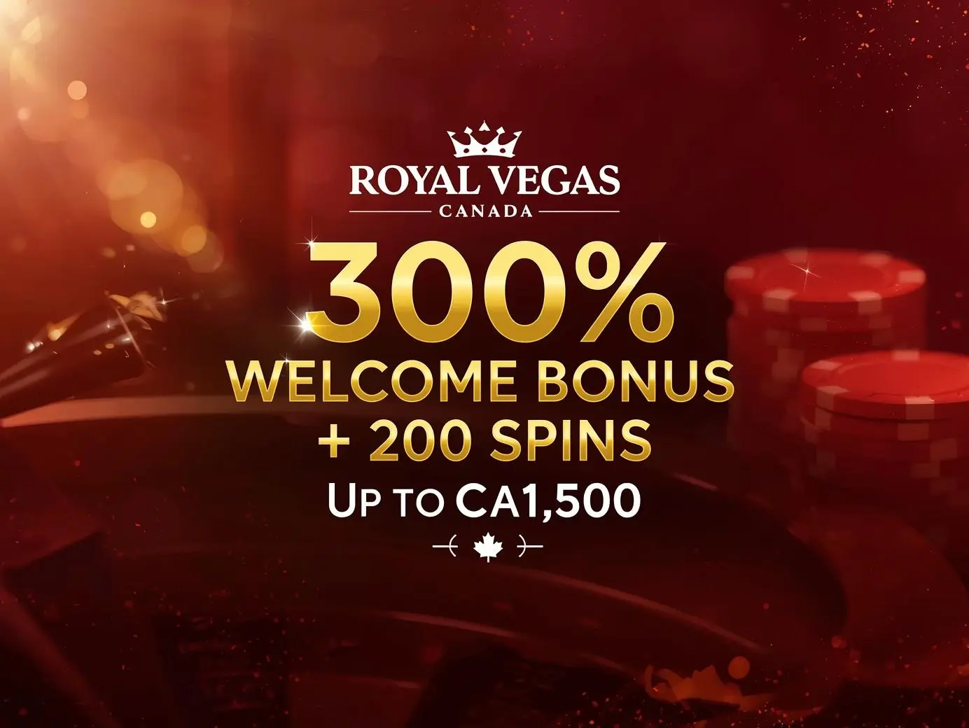 Menu Welcome Bonus Banner